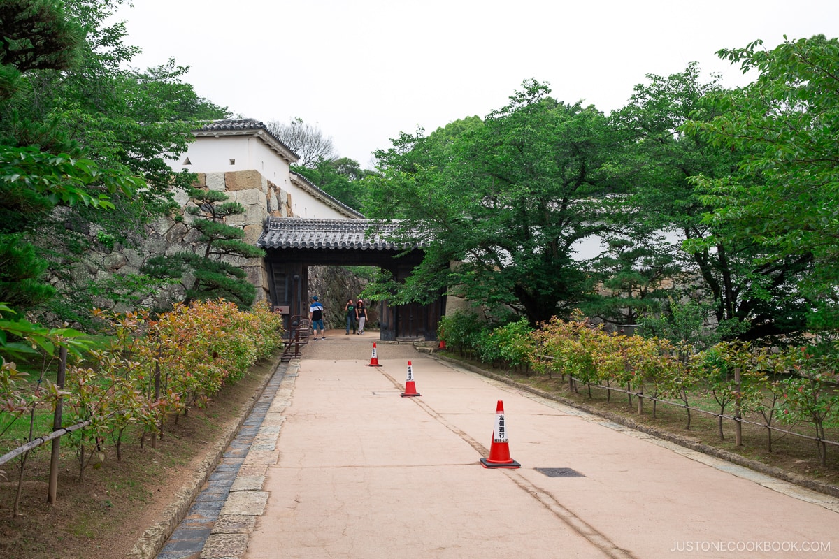 One of many gates in Himeji Castle