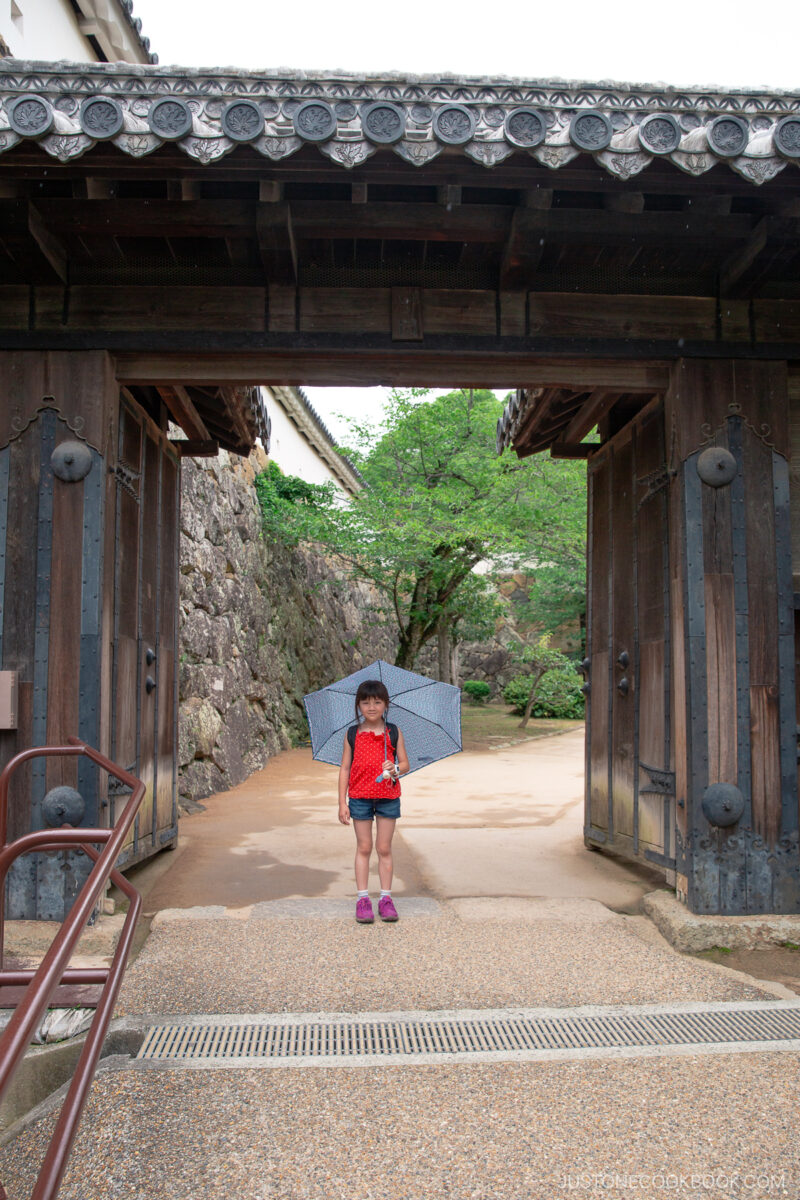 One of many gates in Himeji Castle