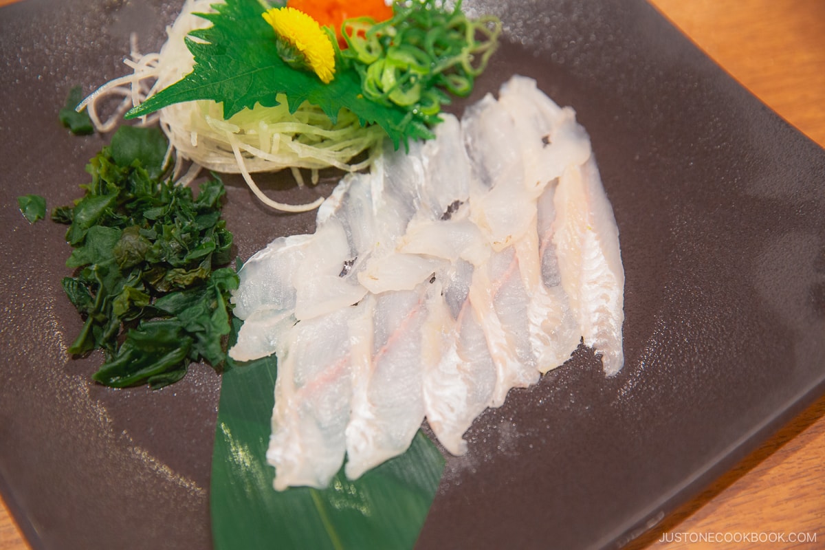 Anago sashimi