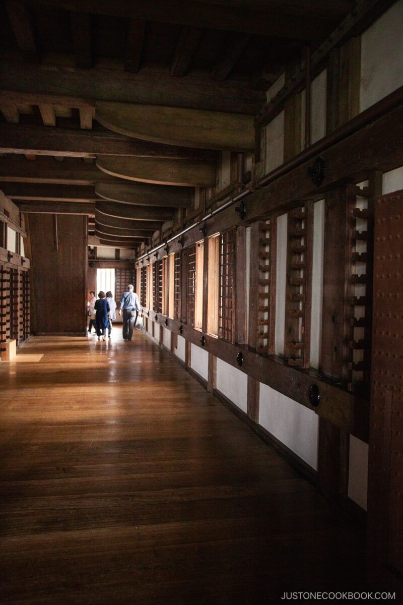 Интерьер башни замка Химэдзи