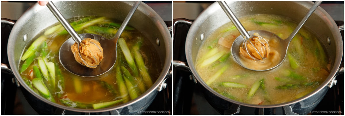 Bacon Asparagus Miso Soup 15