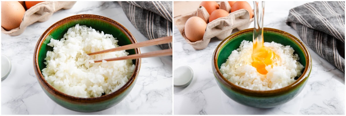 Tamago Kake Gohan (Japanese Egg on Rice) 1