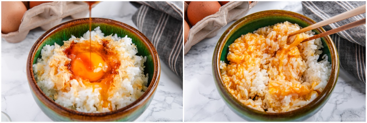 Tamago Kake Gohan (Japanese Egg on Rice) 3