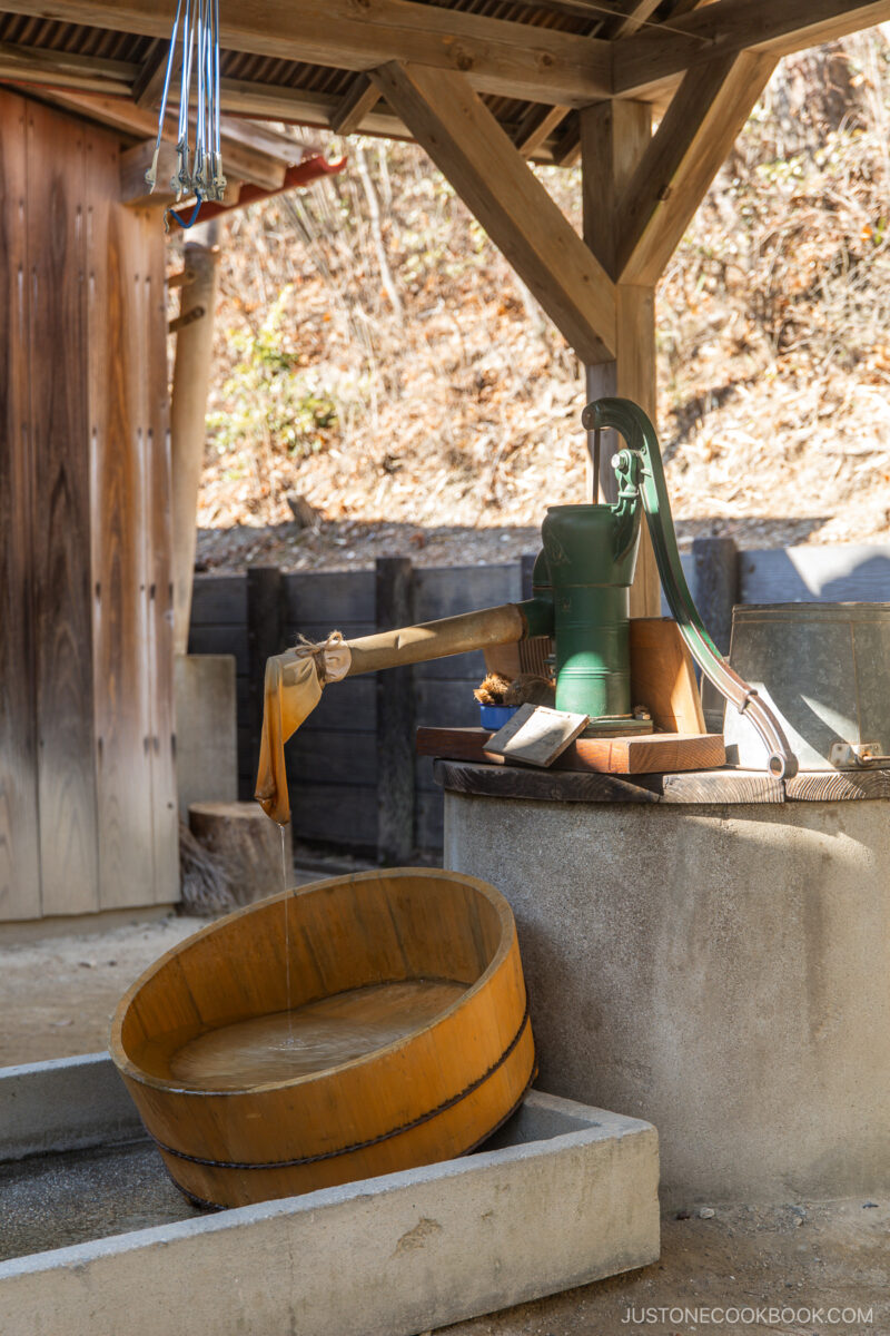 Water pump outside at Satsuki and Mei's House from My Neighbor Totoro