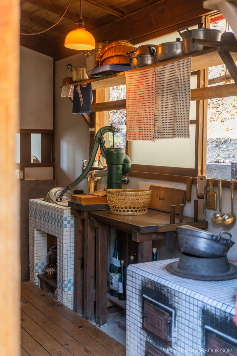 Kitchen in Satsuki and Mei's House from My Neighbor Totoro