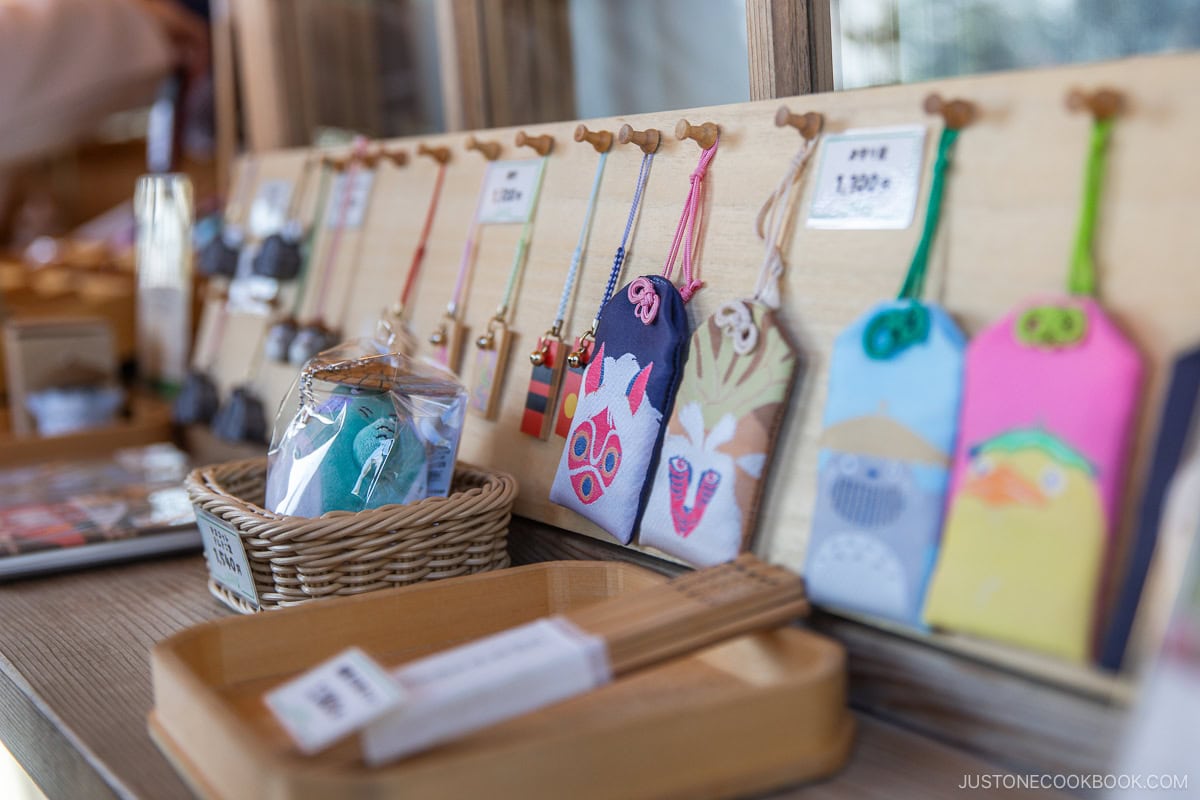 Studio Ghibli themed omamori and goods