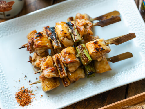 Japanese chicken skewers deals