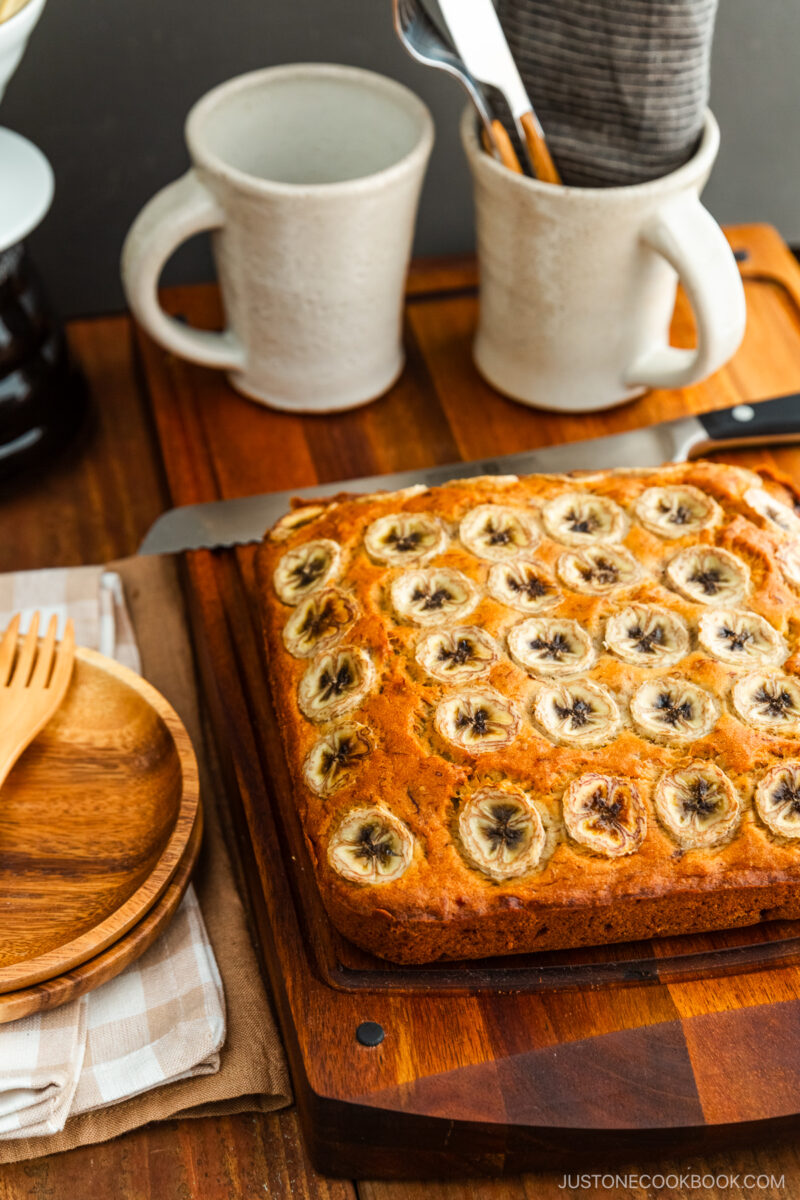 Banana Bread on a cutting board