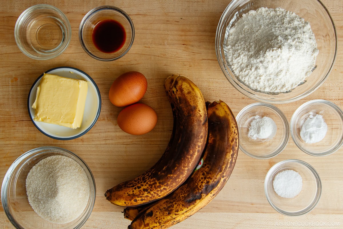 Banana Bread Ingredients