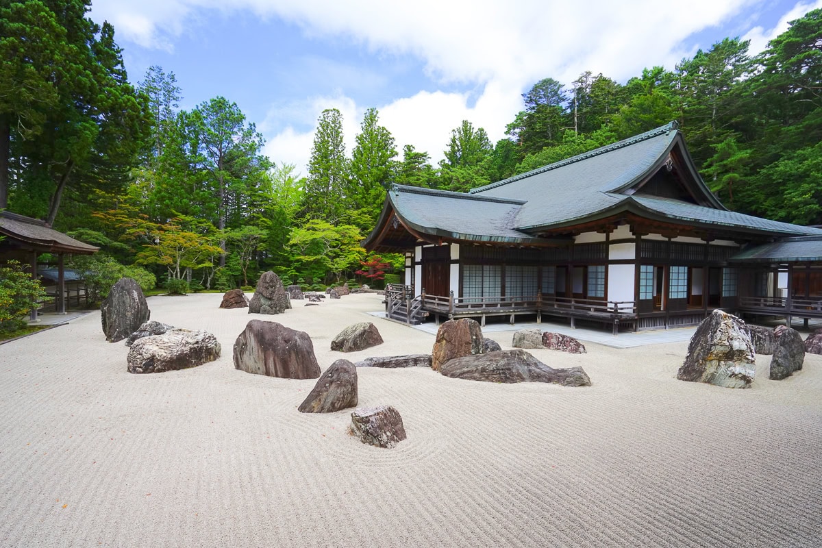 Japan's largest rock garden at Kongobuji Temple