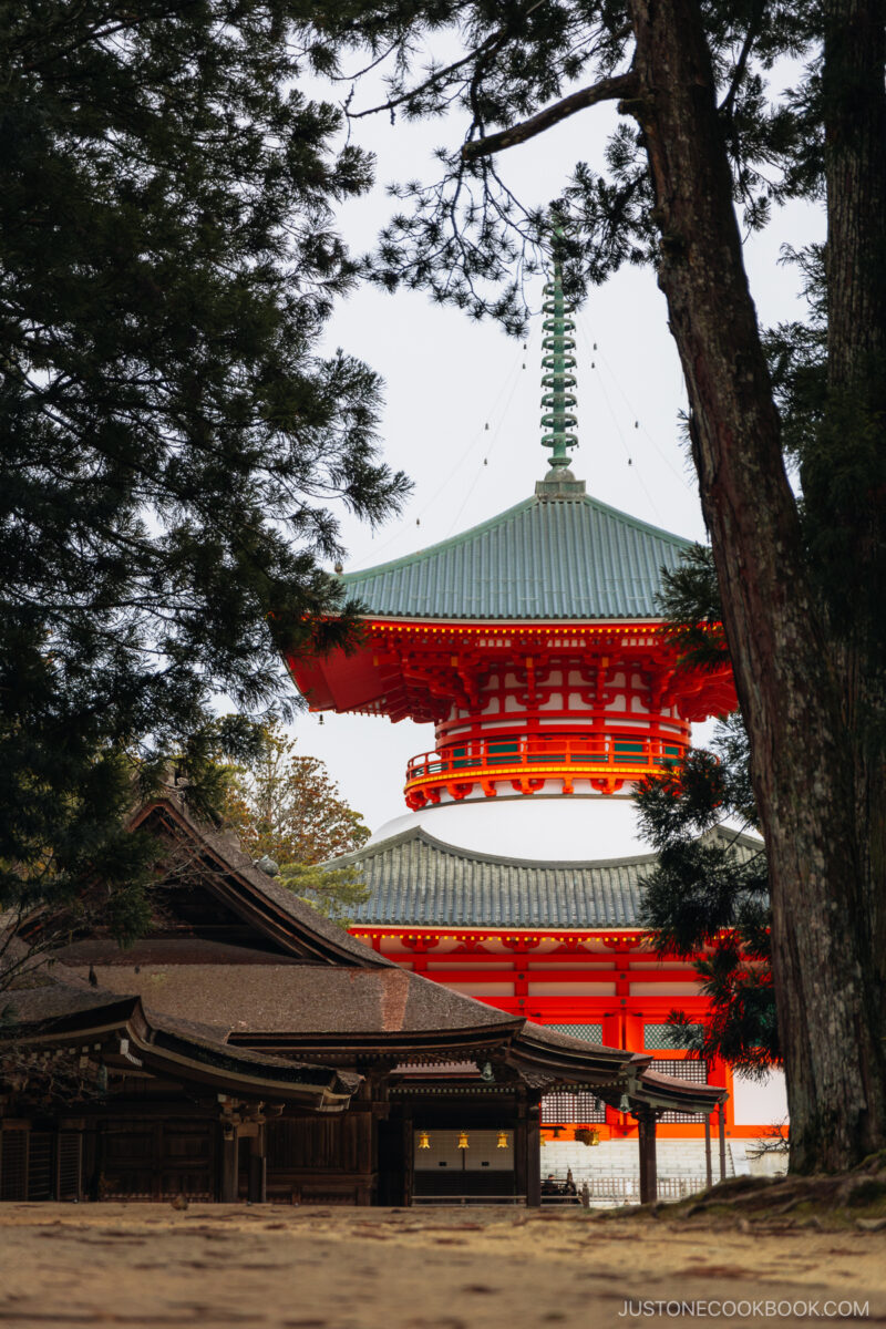 Red pagoda