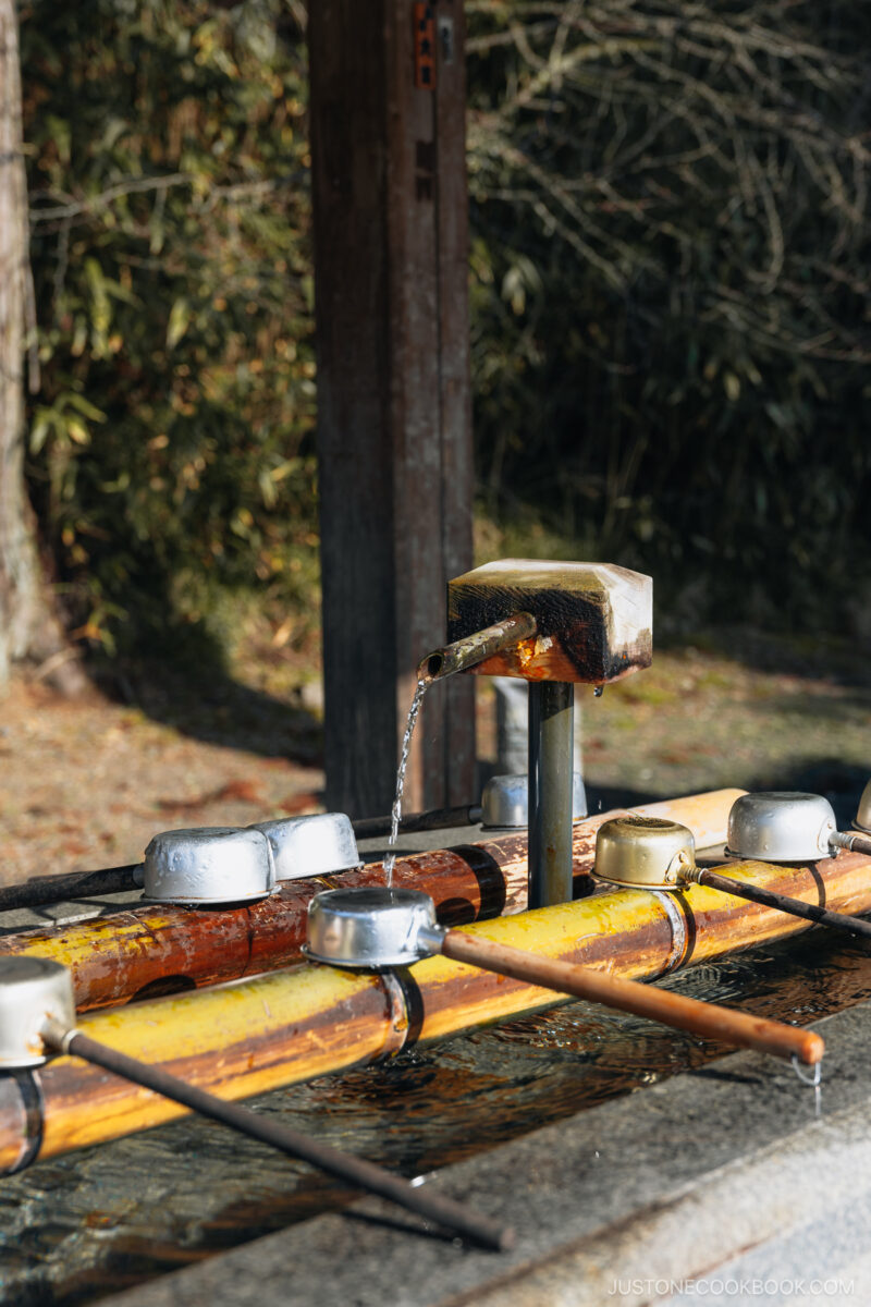 Chozuya water basin