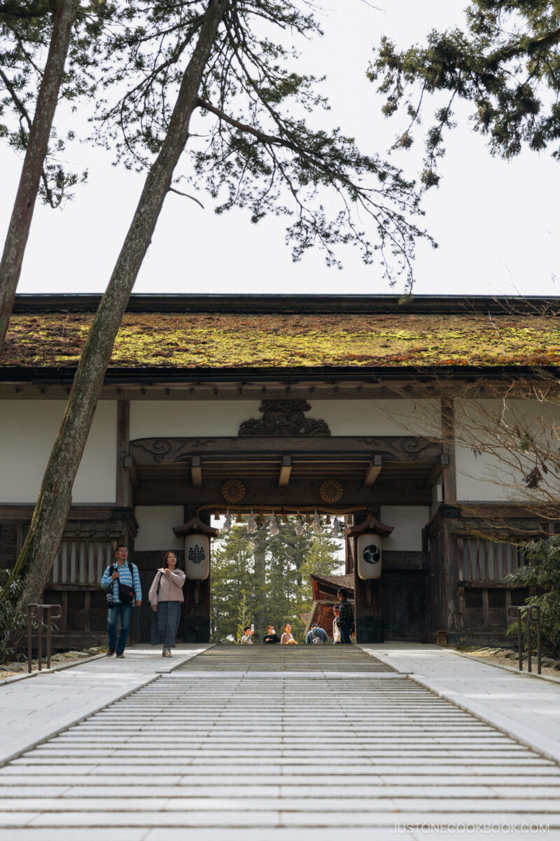 Temple grounds entrance gate