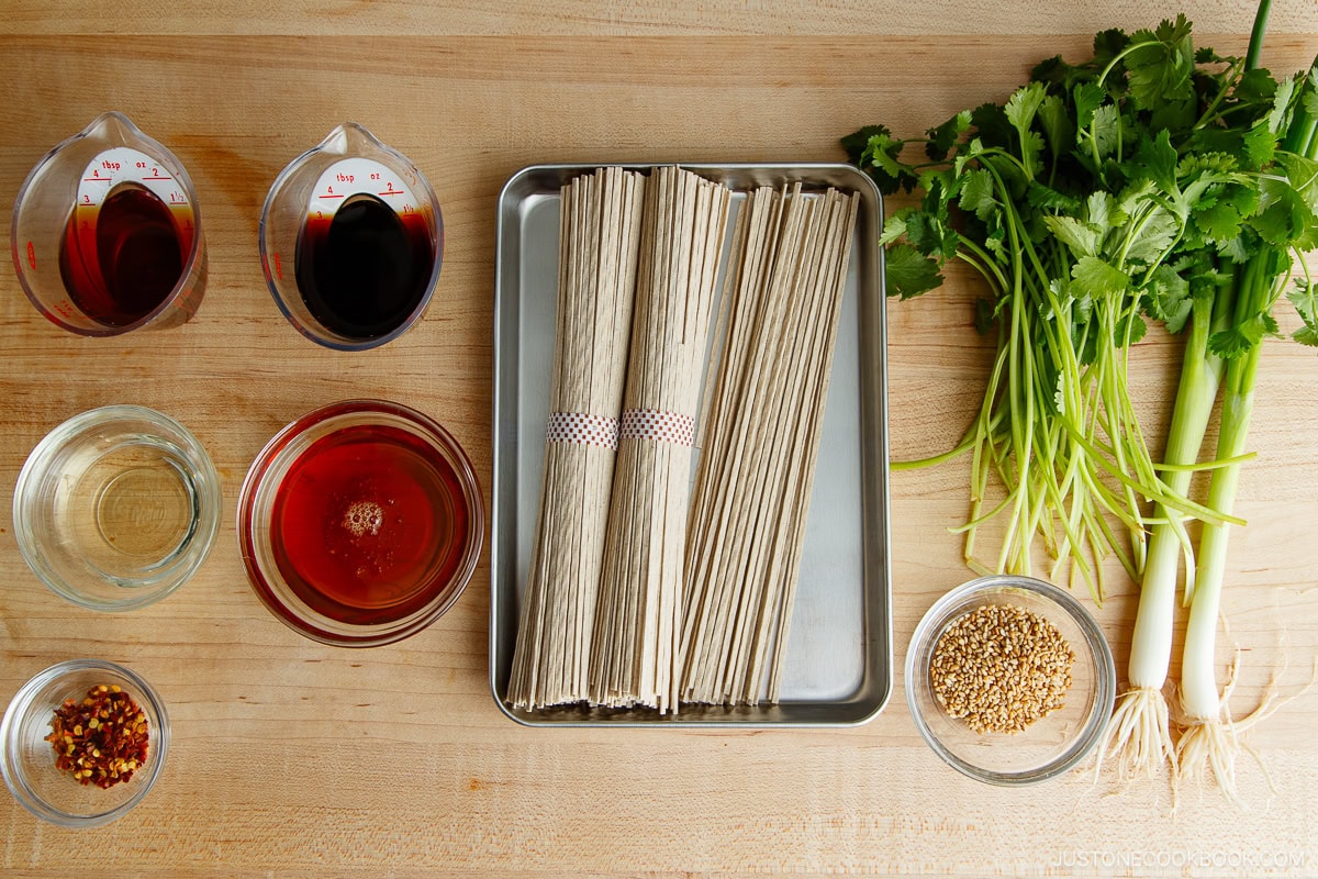 Soba Salad Ingredients