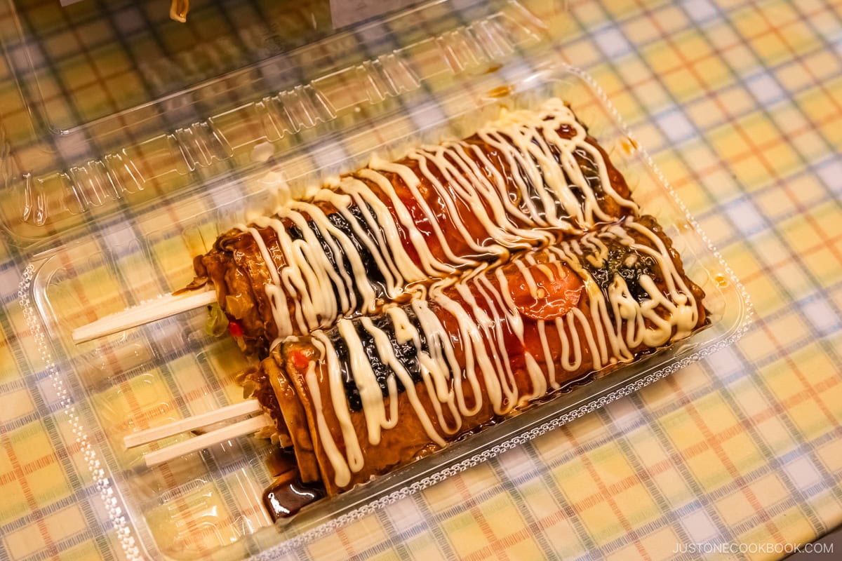 Dondonyaki topped with mayonnaise