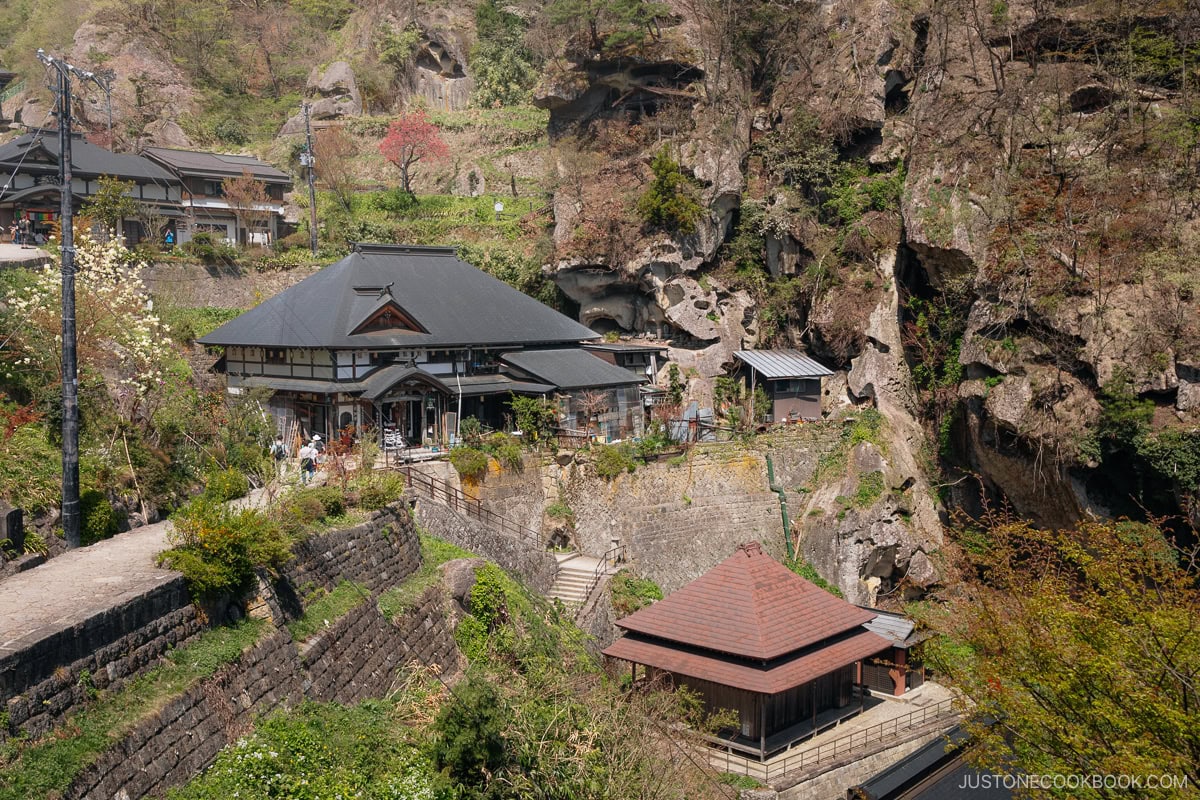 Temple on a mountainside
