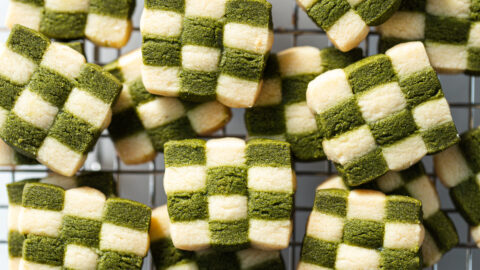 Matcha Checkerboard Cookies 抹茶アイスボックスクッキー • Just One