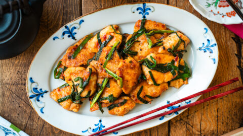 Chicken Stir-fry with Garlic Chives